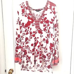 BCBGMaxAzria Floral Blouse